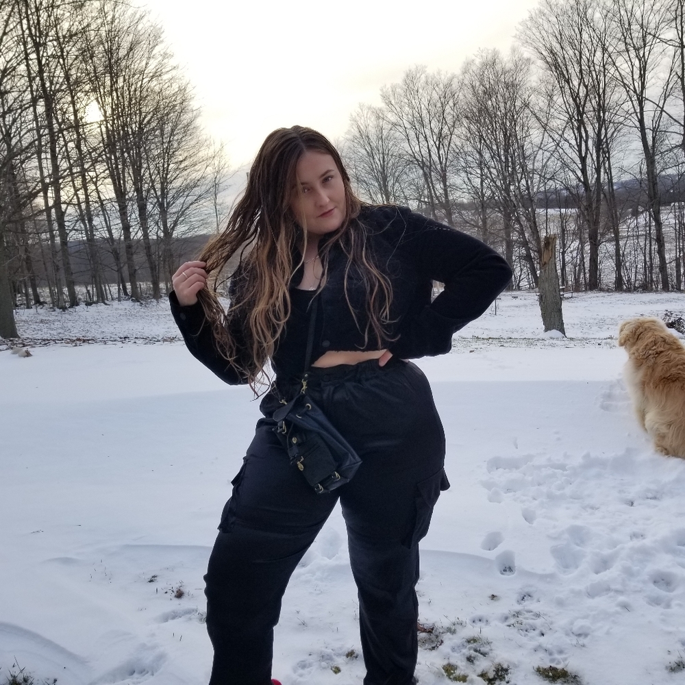Fashion nova silk joggers